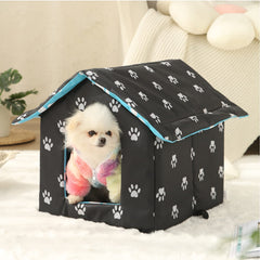 VARMTOR outdoor cat house insulated interior keeps cats warm in colder nights