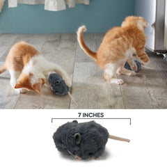 Vaulted Skulls & Co fluffy mouse plush-texture ideal for cuddling and gentle play.