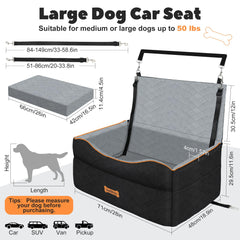VavoPaw dog car seat side pocket storing toys for travel entertainment
