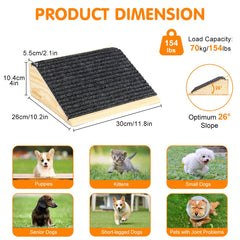 VavoPaw non-slip carpet on the ramp for secure footing