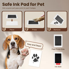 VavoPaw paw print kit helps capture your dog's unique print