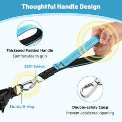 VavoPaw shock-absorbing leash cushions pulls to reduce wrist strain