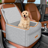 VavoPaw small dog car seat front view shows compact booster for safe travel