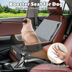 VavoPaw small dog car seat side pocket keeps toys within reach during trips.