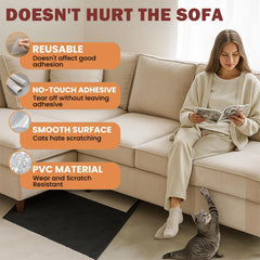 VCANIVR durable flexible protector guards furniture corners from pet claws.