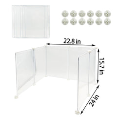 VCEPJH extra-large enclosure side view demonstrates space-efficient DIY setup.