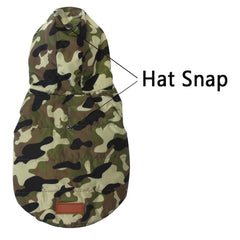 Vecomfy soft polyester dog hoodie side view delivers comfort and breathability.
