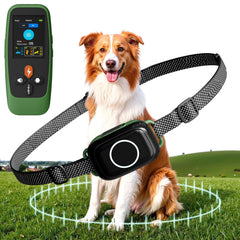 Veconix 4-in-1 wireless dog fence system safely contains dogs in the yard.