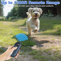 Veconix Ultra Small Shock Collar remote control demonstrates customizable corrections for small dogs.