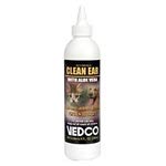 Vedco botella para limpieza de oídos de mascotas con Aloe Vera.
