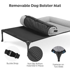 Veehoo frame with non-slip feet ensures stability