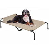 Veehoo XXXL outdoor-elevated-bed full view for large-breed comfort