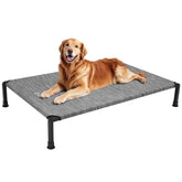 Veehoo cama-perro-elevada 41x27, soporte estable para dormir cómodo.