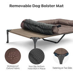 Veehoo powder-coated steel frame provides sturdy, long-lasting support