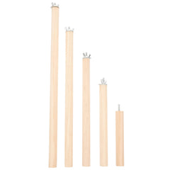 Veemoon bird perch wood stand 10cm offers comfy foot rest for small parrots.