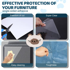 Vefhby scratching pad cut-to-fit for couches, shelves, and windows