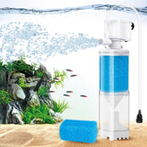 Vehipa aquarium filter compact design enhances space-saving setup for small tanks.