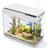Vehipa fish tank 2.4 gallon UHD glass for crystal-clear viewing.