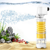 Vehipa fish-tank-filter-10-20-gallon-assembly enables easy setup for reliable filtration.
