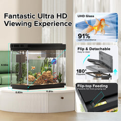 Vehipa fish tank smart humidifier enhances room ambiance