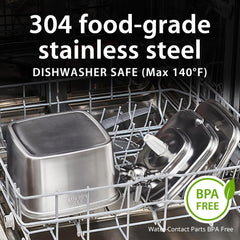 Veken 108oz capacity reservoir reduces refills during busy days.