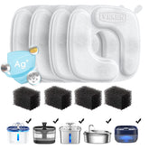 Veken cat fountain filter packaging shows authentic fit for quick replacements