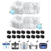 Veken fountain filters 16-pack ready for replacement to refresh pet water