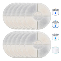 Vekonn cat fountain filter pack—12 filters for ongoing clean water.