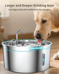Vekonn dog water fountain with removable spout offers flexible drinking.