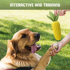 Vekung corn tooth-cleaning toy helps reduce plaque during chewing.