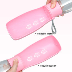 VEPOUYU dog water bottle activated carbon filter maintains water quality.