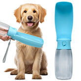 VEPOUYU dog water bottle foldable design enables easy portability on walks