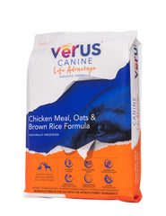 VeRUS dog feeding bowl Life Advantage scene emphasizing convenient, complete meals.