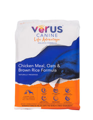VeRUS Life Advantage dry dog food chicken 12lb bag providing balanced nutrition for all life stages.