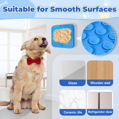 Verwohnt lick mat is freezer-safe for cold snack options.