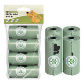 Verwohnt poop bags in a 60-count roll, ready for dog walks and cleanups.