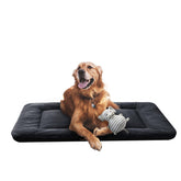 VERZEY 42-inch crate pad in dark gray offering roomy crate comfort