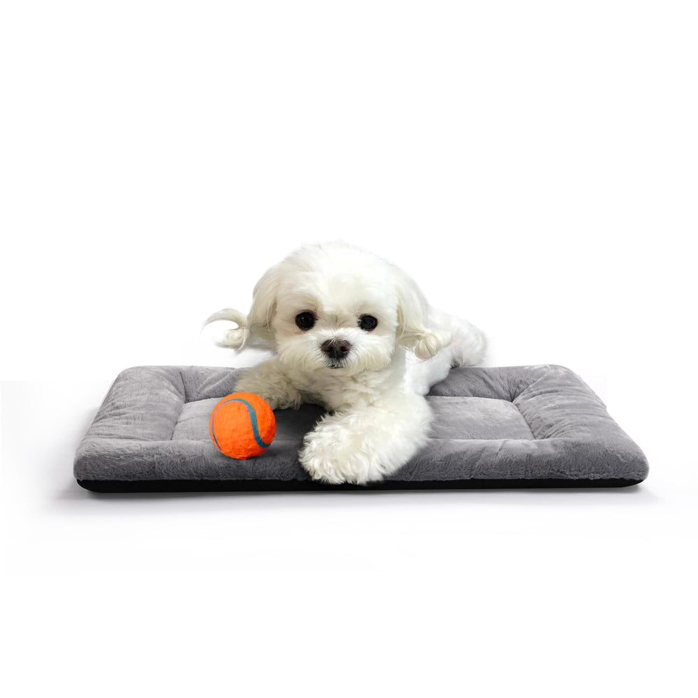 VERZEY dog bed crate pad 22inch gray offers snug crate comfort for small dogs.