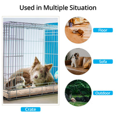 VERZEY dog bed is machine washable for easy care and long-lasting plush feel.