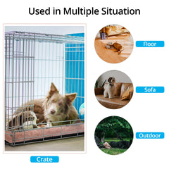 VERZEY washable crate pad supports easy cleaning and care.