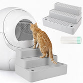 Vesici adjustable 3-step cat ramp provides easy access to litter boxes for kittens