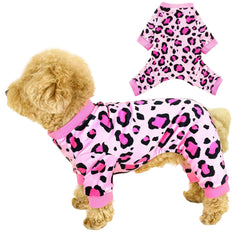 Vet-Approved dog surgery-recovery-suit pink easy belly-cut for comfortable potty breaks.