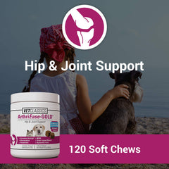 Vet Classics ArthriEASE-Gold ingredient image highlights glucosamine and chondroitin for cartilage health