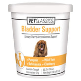 Vet Classics Bladder Support soft chews bottle supports urinary health and daily comfort for dogs