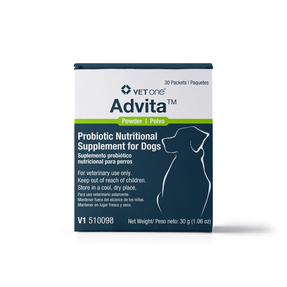 Vet One Advita probiotic packets for dogs support daily digestive comfort