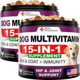 Vet Promise dog multivitamin bottle front supports overall wellness