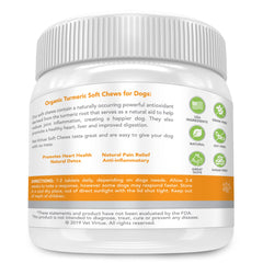 VET-VIRTUE Bioprene dog supplement highlights enhanced absorption and palatability.