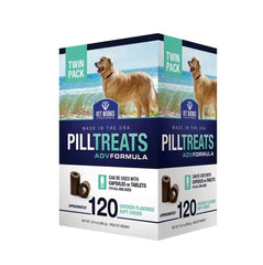 Vet Works 120-count box packaging open for convenient daily dosing.