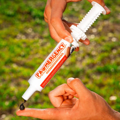 Vetanica PawMergency tube-front showing ready to use toxin binder for pets