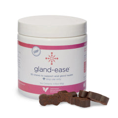 Veterinarian Recommended Solutions gland-ease small dog chews bottle for convenient daily support